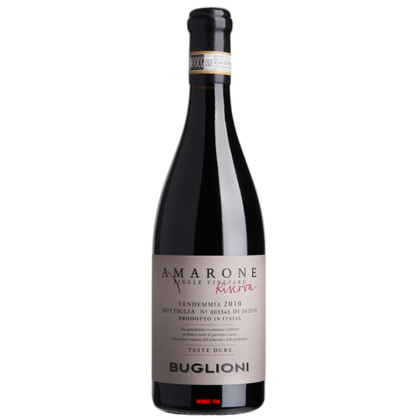 Rượu Vang Buglioni Amarone Riserva Teste Dure