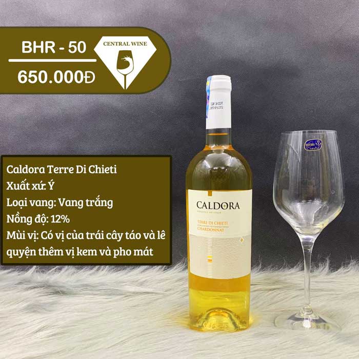 Rượu vang trắng Caldora Chardonnay