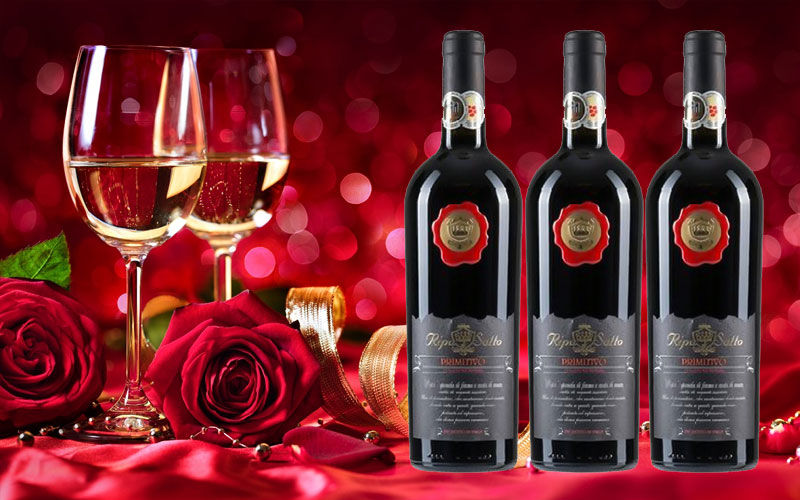 Rượu Vang Ý Ripa di Sotto Primitivo món quà tặng