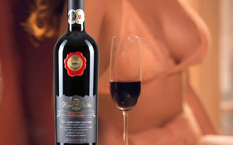 Rượu Vang Ý Ripa di Sotto Primitivo gái đẹp